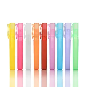 Renkli Küçük Doldurulabilir Seyahat kalem parfüm şişesi 10ml 10ml 1/3oz parfüm sıvı ambalaj kabı toptan