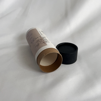 Tube de poivre personnalisé emballage en carton de cylindre de sel d'épices Tube de papier de secoueur de poudre en vrac conteneur écologique avec tamis