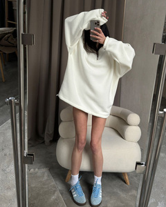 2026 personalizzato primavera stile americano in stile Polo con collo a manica lunga <span class=keywords><strong>Off</strong></span>-White <span class=keywords><strong>felpa</strong></span> oversize <span class=keywords><strong>felpa</strong></span> fabbrica all'ingrosso - Product Image 6