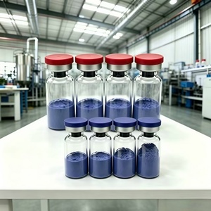 Polvo de Ghk-Cu de Alta Pureza, Péptido de Cobre Azul Liofilizado, Materia Prima Cosmética Adecuada para Formulaciones de Grado Cosmético - Product Image 2
