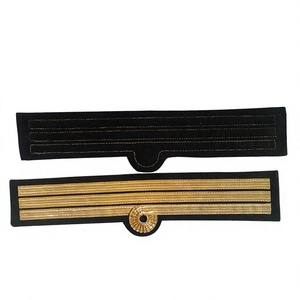 Prendas de alta calidad personalizables con puños 1Curl y mangas de tela con rizos de ganchillo, lavables, cómodas, para oficiales de rango de almirante, cosidas a mano. - Product Image 5