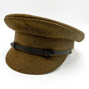 Casquette de service Coldstream Guards, vert olive, en laine, chapeau formel pour adultes - Product Image 1