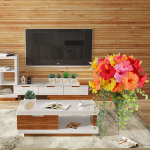 Soggiorno Decorativi Fatti A Mano Fiore Artificiale di Seta Fiori di Ibisco - Product Image 4