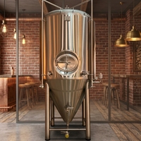 Équipement de brasserie de 2000 L, chaudière à vapeur à 3 cuves, système de brassage entièrement sanitaire