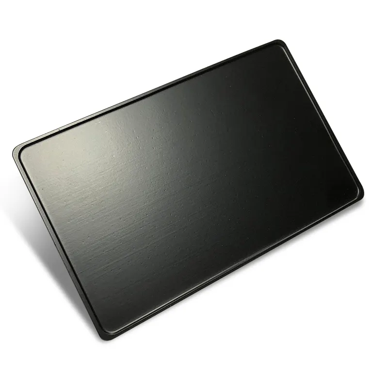 액세스 제어를위한 프리미엄 블랙 메탈 NFC 카드 비접촉식 RFID 금속 칩
