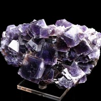 Vente en gros CrystalHola : Spécimen minéral de fluorite violette de haute qualité, Pierre brute, Gemme naturelle, Tendance mode, Souvenir de maison unique