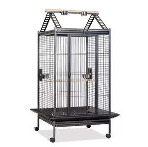 Büyük hayvan Pet kuş papağan kafes açık kapalı Metal büyük uzay kuş yetiştiriciliği evi - Product Image 6