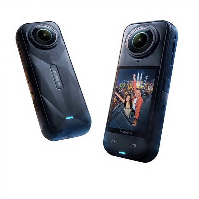 DWI X5 360-degree Action Camera 8K HD Anti-shake Waterproof Plastic for Skiing and Street Shooting Night & Sports PureVideo
