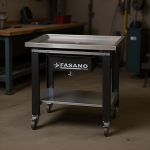 Fasano <b>Tools</b> Steel Workbench Cart With Drawer And Shelf Mobile Workshop <b>Station</b> - Product Image 3