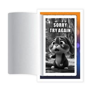 Free Design Instant Pull Tabs Gambling Tickets Grand Prize Customization Cute <b>Clear</b> Game Themes - Product Image 3