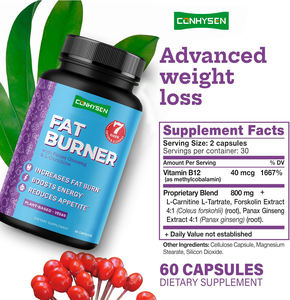 Marque privée Compléments alimentaires en fibres Capsules pour brûleurs de graisse Complément pour produits de beauté Coupe-faim et booster d'énergie - Product Image 2