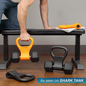 Gymboproダンベルをケトルベルグリップに変えるダンベルハンドグリップ用バーベルグリップ - Product Image 5