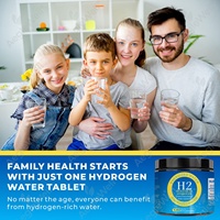 AegleWell OEM ODM 120 Tablets-H2 Pastilles d'eau à hydrogène moléculaire avec magnésium soutient la santé cérébrale et les fonctions cognitives