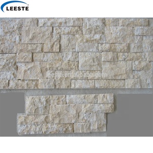 Chine Pas Cher pierre de Chaux Beige Prix jaune Revêtement Mural Calcaire - Product Image 4