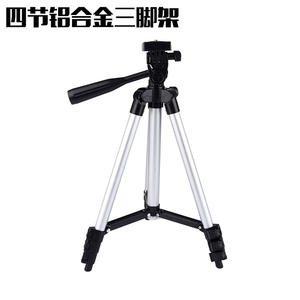 Mini trípode de aleación de aluminio con nivel de burbuja, bloqueo de perilla de 3 secciones para teléfono móvil, ligero, estable, para uso en exteriores - Product Image 4