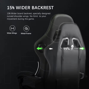 <span class=keywords><strong>Silla</strong></span> <span class=keywords><strong>Gamer</strong></span> Ergonómica de Carreras Gravedad Cero <span class=keywords><strong>Razer</strong></span> con Logo Personalizado de Alta Calidad, Masaje, Refrigeración y Altura Ajustable para Computadora - Product Image 4