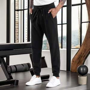 Bas de survêtement léger pour hommes pantalons de sport élastiques Joggers de gymnastique Fitness Training Running Pantalon de survêtement coupe ajustée - Product Image 1