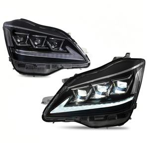 Faros delanteros para coche 2003-2009, conjunto <span class=keywords><strong>de</strong></span> faros <span class=keywords><strong>con</strong></span> ojos <span class=keywords><strong>de</strong></span> demonio rojos, animación <span class=keywords><strong>de</strong></span> inicio, faros LED para Toyota Crown - Product Image 1
