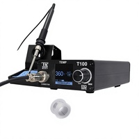 Station de soudage numérique 75W avec écran LED, température constante intelligente 500 ℃   Kit de fer à souder électrique, vente en gros, livraison directe