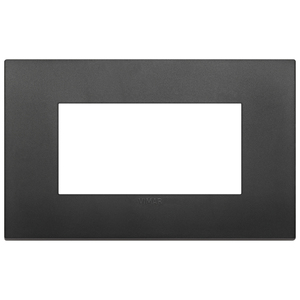 Vimar Classic 4M Black Plate 14.5 Cm Length 9 Cm Width 0.9 Cm Height For <b>Plugs</b> And <b>Sockets</b> - Product Image 1