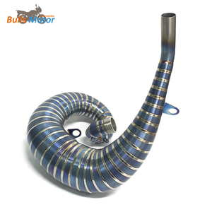 Collecteur d'échappement pour <span class=keywords><strong>GASGAS</strong></span>/HUSQVARNA/KTM <span class=keywords><strong>300</strong></span> Tuyau d'échappement en alliage de titane Plus de soudure Tuyau d'échappement avant universel 2021-<span class=keywords><strong>2023</strong></span> - Product Image 1
