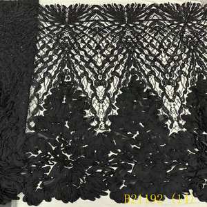 Son çevre dostu fransız düğün dantel parlak yumuşak çok renkli şerit pullu Net tül Mesh göz kamaştırıcı düğün aksesuarları - Product Image 2