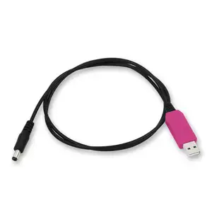 22awg 3ft 1m 1.5M USB Converter Voltage DC 5V to 12V 5525mm Male Step Up Adapter Cable for Router LED Strip Light