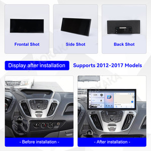 MOOKAKA 15.8'' Android 15 Carplay pour <span class=keywords><strong>Ford</strong></span> <span class=keywords><strong>Transit</strong></span> <span class=keywords><strong>Custom</strong></span> 2012-2017 Radio GPS Navi Lecteur multimédia sans fil Écran tactile - Product Image 5
