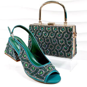 Conjuntos de Zapatos y Bolsos Italianos a Juego para Mujer, Conjunto de Bolsos para Fiesta Africana, Zapatos y Bolsos a Juego - Product Image 6