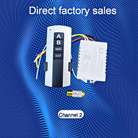 Interruptor de Control Remoto Inalámbrico RF Inteligente de Tres Vías, 220V 10A, Alcance de 30m-100m, para Sistemas de Hogar Inteligente e Iluminación Doméstica