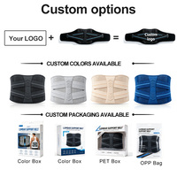 Enveloppe de glace OEM pour le bas du dos avec sangles de compression, gel réutilisable, thérapie par le froid pour les douleurs lombaires et sciatiques