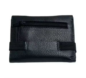 Portefeuille et porte-cartes pour homme en cuir véritable, durable et tendance, avec fermeture ouverte, vente en gros - Product Image 3