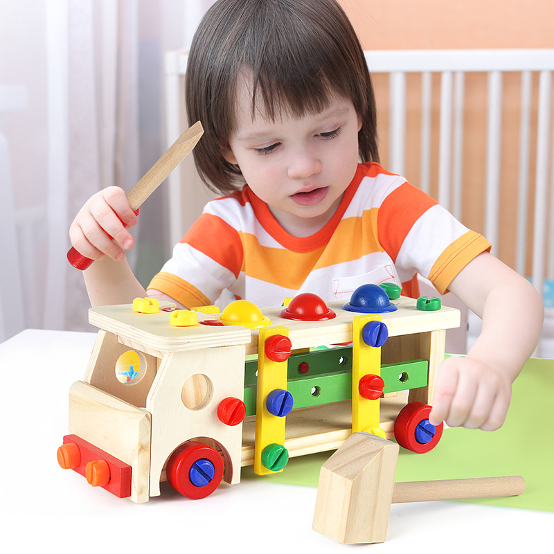 Detachable Wooden DIY Assemble Car