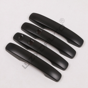 Cubiertas de Manijas de Puerta en Cromo Negro Mate WZXD, Accesorios de Estilo, Molduras Exteriores para Manijas 2022 2023 - Product Image 3