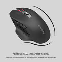 Conception ergonomique professionnelle souris optique sans fil 4800DPI récepteur USB souris sans fil 2.4G pour ordinateur portable PC