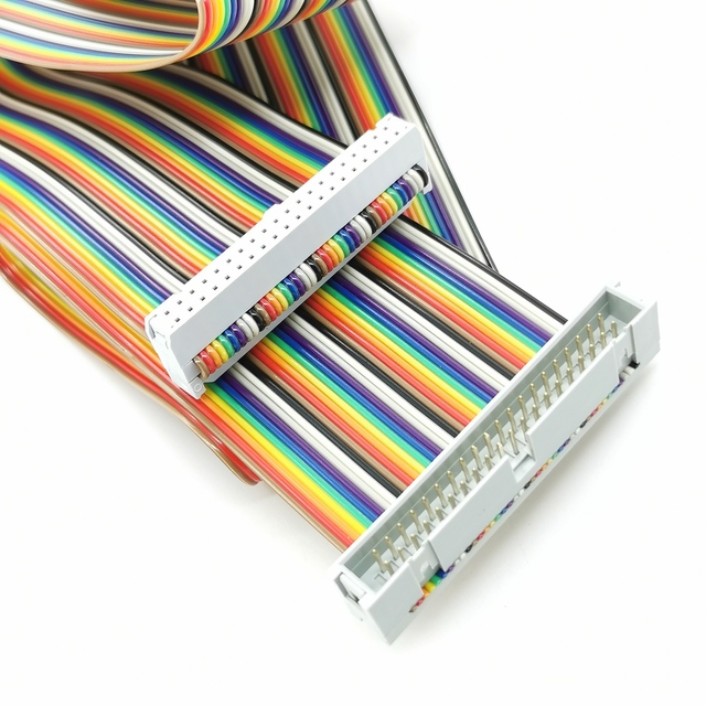 40pin Grey Flat GPIO Extender IDC Ribbon Cable for Raspberry Pi Model A/B