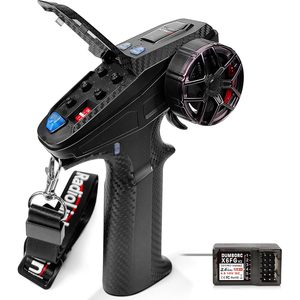 Dumborc X6PM-350 2.4GHz 6CH Mini RC đài phát thanh <span class=keywords><strong>Transmitter</strong></span> với x6fg Gyro <span class=keywords><strong>Receiver</strong></span> điện áp thấp báo động không an toàn chức năng cho RC xe tăng - Product Image 1