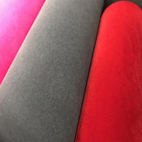 Rouleau de vinyle thermocollant 3D Flock 50cm*25m 0.4-0.8mm, film textile soluble dans l'eau testé haute température
