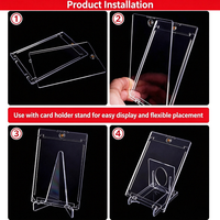 Étui porte-cartes magnétique de sport avec protection UV 100%, 35pt 55pt 75PT 100PT 130PT