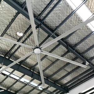 Ventilador <span class=keywords><strong>de</strong></span> Techo Industrial Grande <span class=keywords><strong>de</strong></span> 7.3m (24 pies) HVLS con Motor PMSM <span class=keywords><strong>de</strong></span> 1.5kw, Utilizado para Refrigeración y Ventilación en Talleres <span class=keywords><strong>de</strong></span> Fábrica - Product Image 2