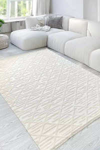 Tapis Bohème Lavable OEM, Motif Géométrique Moderne en Relief, Antidérapant, pour Salon, Chambre, Décoration Intérieure - Product Image 4