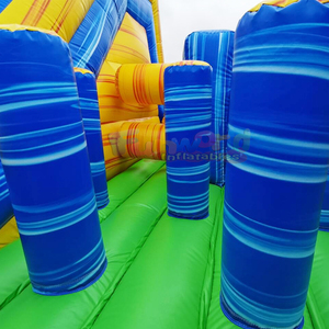 Structure gonflable géante de qualité commerciale pour enfants, parcours d'obstacles extrême en plein air - Product Image 6