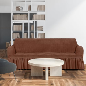 Wholesale Sofa Slipcover Set 4/3/2/1 Seat Knitted <b>Stretch</b> Jacquard Sofa Couch Cover with Shirt for Home Decor - Product Image 4
