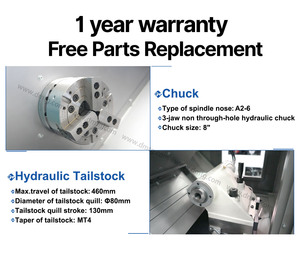 GT DMTG CLS20 Small Horizontal <strong>CNC</strong> Turning Machine GSK Control System Slant Bed <strong>Lathe</strong> with Servo <strong>Tooling</strong> - Product Image 4