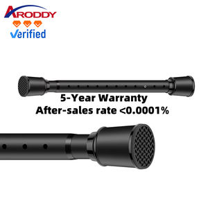 ARODDY-<span class=keywords><strong>Barre</strong></span> de Tension Romaine Moderne de 1.65 à 2.15m, Tringle à Rideau Télescopique de <span class=keywords><strong>Plafond</strong></span>, Extensible, en Fer, pour Fenêtres - Product Image 1