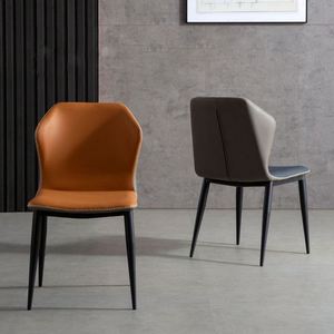 Sillas de comedor suaves de diseño moderno personalizables, Material metálico para el hogar, hoteles comerciales, restaurantes, apartamentos, uso - Product Image 4