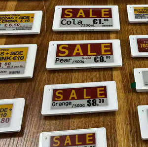 ป้ายราคาอิเล็กทรอนิกส์สำหรับร้านไวน์ ป้ายราคาอิเล็กทรอนิกส์แบบ E-Ink ESL ป้ายราคาแบบดิจิทัล ป้ายราคาอิเล็กทรอนิกส์ Epaper จอแสดงผล E Ink สำหรับร้านค้าในเครือ - Product Image 1