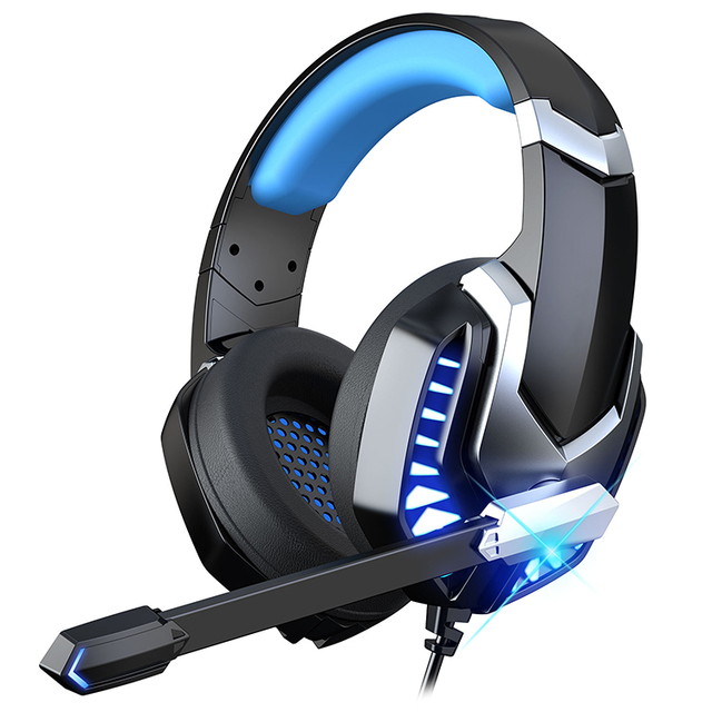OEM ODM Wired Earphone Gamer Headphones Gaming Headset Gamer Headphones Gaming Headset with Microphone and LED Light