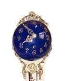 Ottone antico figura di Adam blu cobalto Glob 168 ore movimento meccanico Swinger <span class=keywords><strong>orologio</strong></span> a pendolo per la raccolta di orologi - Product Image 5