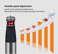 Mixeur par Immersion pour cuisine, 150 w, mélangeur multifonctionnel, bâtonnet de ménage, robot de hacheur pour Smoothies et smoothie, 1200w